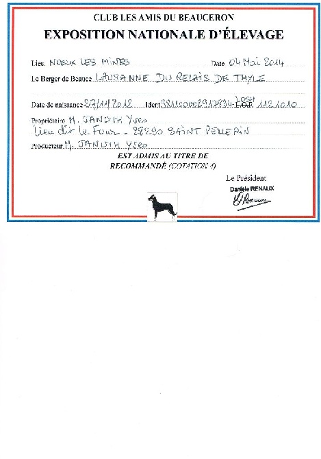 Du Relais De Thyle - Reçu au courrier !